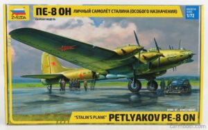 PE-8 STALINS PLANE By Zvezda # 7280  1:72