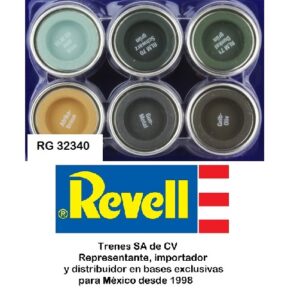 SET DE PINTURAS MILITARY COLOUR SET By Revell # 32340