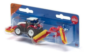 Tractor Agricola Steyr Con Cortadora By Siku # 1672  1/87