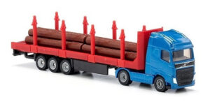 Tracto Camion Man Tga Y Plataforma Para Troncos By Siku # 1659