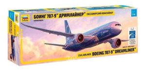 Boeing 787 - 9  Dreamliner By Zvezda # 7021   1/144