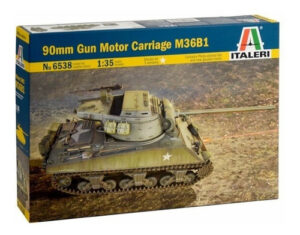 90 Mm Gun Motor Carriage M 36b1 By Italeri # 6538    1/35
