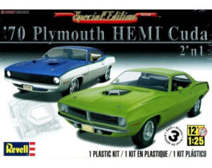 1970 Plymouth Hemi Cuda 2n1 By Revell # 14268   1/25