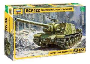 Tanque Destructor Sovietico Isu -122 By Zvezda # 3534  1/35
