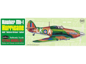 Guillows # 506, Hawker Mk2 Hurricane Avion  De Balsa 1/30