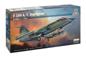 F-104 A / C Starfighter By Italeri # 2504    Escala    1/32