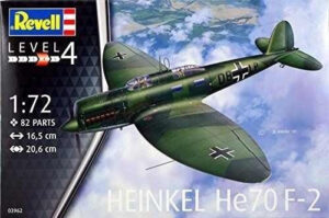 Heinkel He70 F-2 By Revell Germany # 3962    1/72