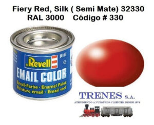 Pintura Para Modelismo 14ml Fiery Red Silk By Revell # 32330
