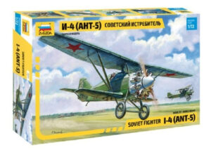 I-4 (ant-5) Soviet Fighter By Zvezda # 7271   1/72