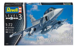 Saab Jas-39d Gripen Twin Seate By Revell Germany # 3956 1/72