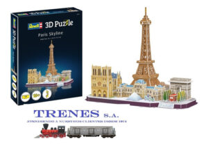 Rompecabezas 3d, Paris Skyline,  By Revell # 00141