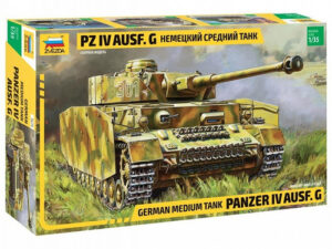 German Medium Tank Panzer 4  Ausf.g  By Zvezda # 3674 1/35