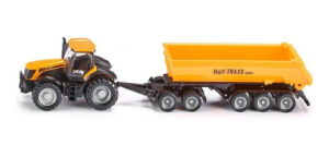 Tractor Jcb Con Dolly  Y Trailer De Volteo By Siku # 1858  1:87
