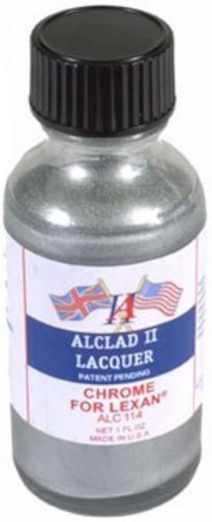 Lacquer Paint Chrome For Lexan By Alclad # ALC-114    30ml