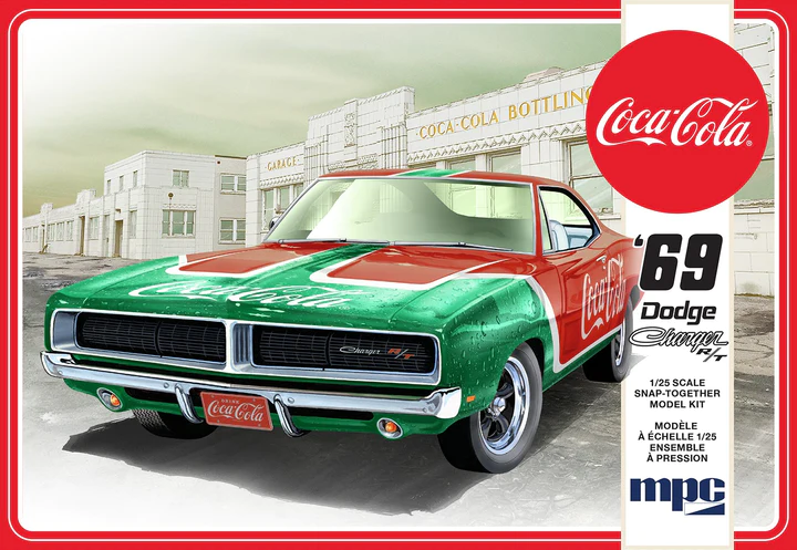 1969 DODGE CHARGER RT (COCA COLA) By MPC # 910 1/25 