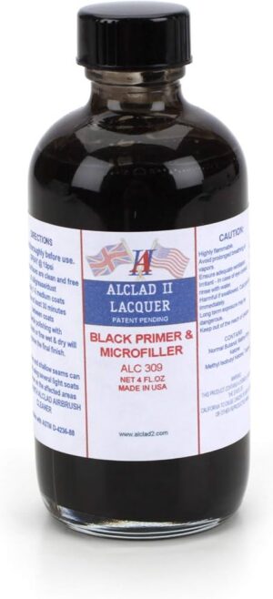 Alclad2 Black Primer & Microfiller By Alclad # ALC-309   120ml