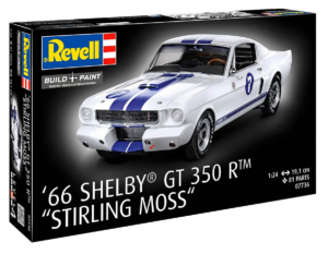 1966 Shelby Gt 350 R Stirling Moss By Revell # 7736 1/24