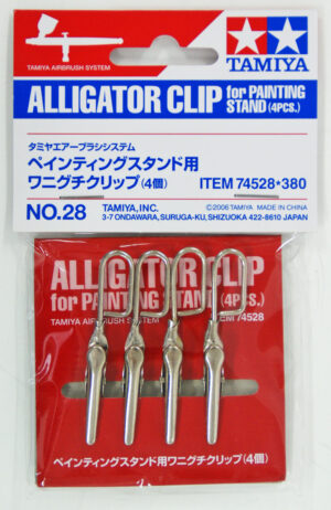 Alligator Clip for Painting Stand (4 pcs.) By Tamiya # 74528