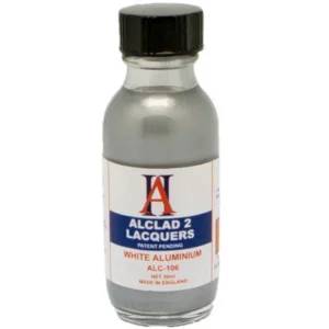 Lacquer Paint White Aluminum By Alclad # ALC-106        30ml