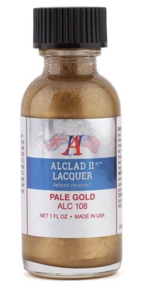 Lacquer Paint Pale Gold By Alclad # ALC-108      30ml