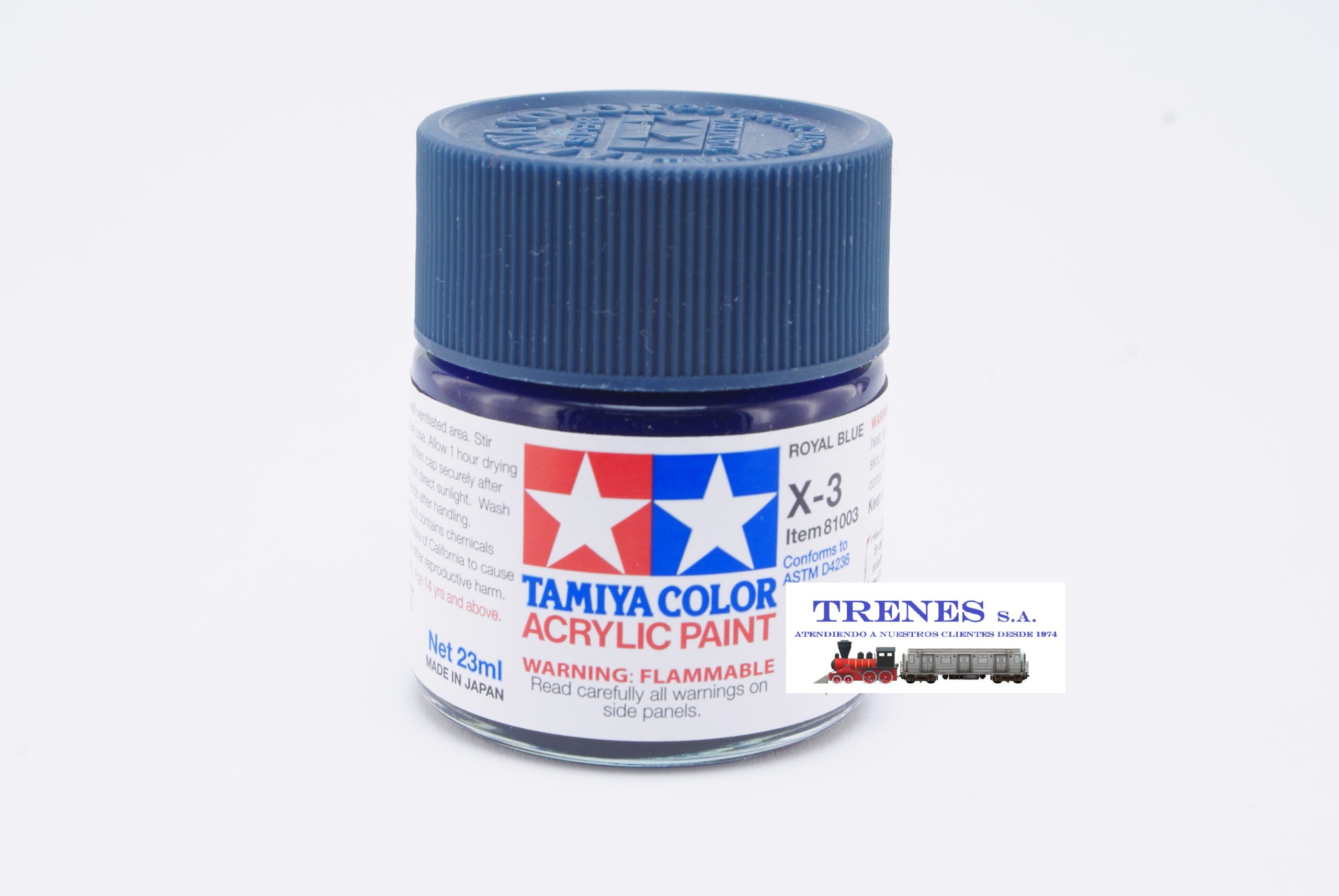 Peinture tamiya x-3 royal blue