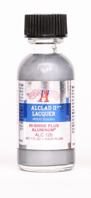 Lacquer Paint Hi Shine Plus Aluminum By Alclad # ALC-126    30ml