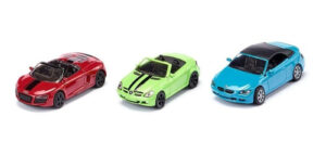Mercedes Slk, Audi R8 Cabrio, Bmw 645i Set By Siku # 6314