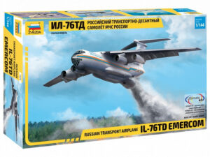 Il76 Td Russian Ministry Of Emergency By Zvezda # 7029 1/144