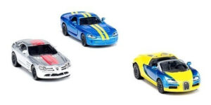 Bugatti, Dodge Viper, Mercedes Amg Set By Siku # 6323