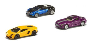 Bugatti, Dodge Viper, Mercedes Amg Set By Siku # 6301