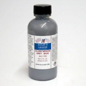 Lacquer Paint Gloss Medium Grey Base By Alclad # ALC-316   120ml