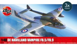 De Havilland Vampire Fb.5/fb.9 By Airfix # A06108 1/48