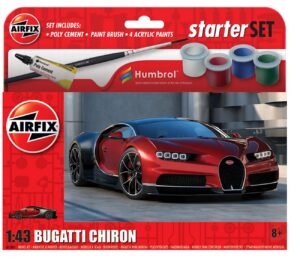 Bugatti Chiron Starter Set By Airfix # A55005 1/43
