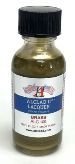 Lacquer Paint Brass By Alclad # ALC-109     30ml