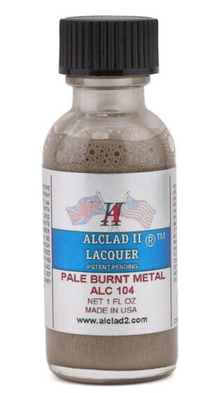 Lacquer Paint Pale Burnt Metal By Alclad # ALC-104     30ml