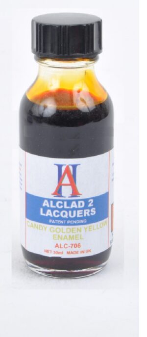 Enamel Paint Candy Golden Yellow By Alclad # ALC-706   30ml