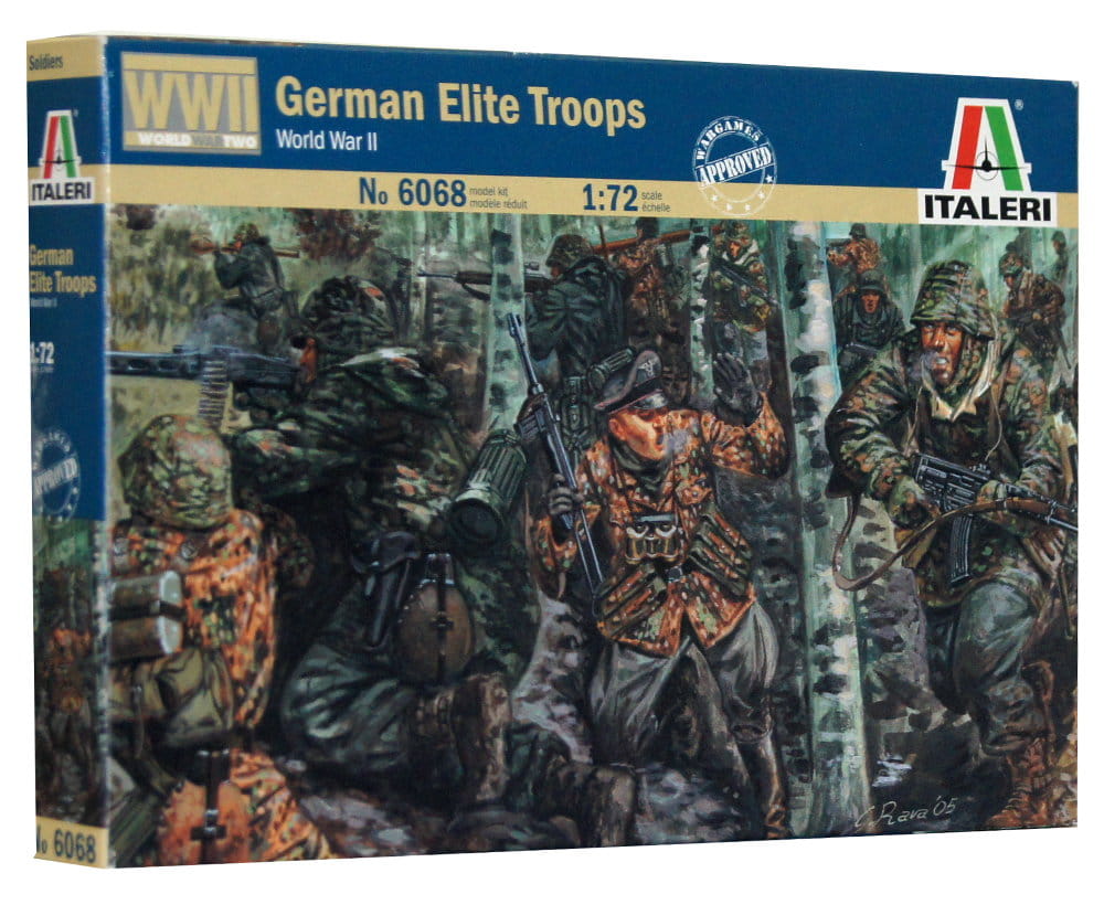 WWII GERMAN ELITE TROOPS By Italeri 6068 TRENES MX