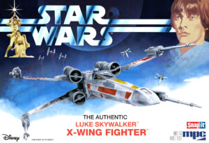 STAR WARS: A NEW HOPE X-WING FIGHTER (SNAP) By MPC # 948 1/64