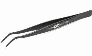 Angled Tweezers (Pinzas en Ángulo) By Tamiya # 74003
